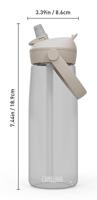 Camelbak Thrive Flip Straw 0,75 L Drinkfles Clear 0,75L - thumbnail