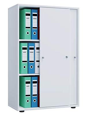 VCM Kantoorkast Lona (Schuifdeuren, Wit, XL) VCM Kantoorkast Lona (Schuifdeuren, Wit, XL)