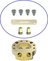 Eriu Tijdelijke Afsluitset Bodemplaat Tbv Vrijstaande Kraan Aqua Splash - thumbnail