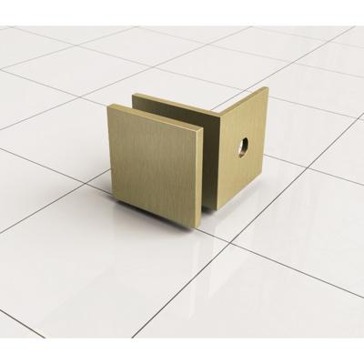 Wiesbaden Glaskoppeling Set tbv Inloopdouche Zonder Profiel Geborsteld Messing Goud Wiesbaden Glaskoppeling Set tbv Inloopdouche Zonder Profiel Geborsteld Messing Goud