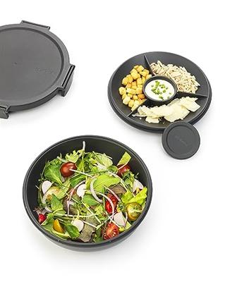 Brabantia Make & Take saladebak 1,3 liter kunststof dark grey - thumbnail