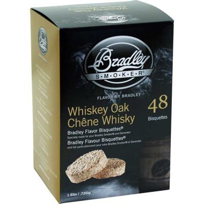 Bradley Wiskey Oak Wood Briketten rookhout Bradley Wiskey Oak Wood Briketten rookhout