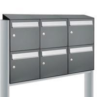 Allux Flow Set 3-Breed, 2-Hoog Met Dak Op Statief Antraciet - 40040065_3x2ds - thumbnail