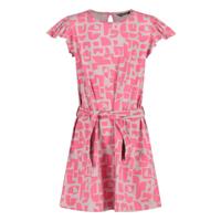 Quapi Zomer jurk meisjes - paars - AOP grafisch - Fara - thumbnail