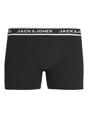 Jack - Jones Jacsolid Boxer Briefs 3 Pack Noos Boxershorts Black Black - Black