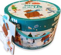 Dieren Op Het IJs - Boek + Giga Puzzel - Puzzel;Puzzel (9789036640534) - thumbnail