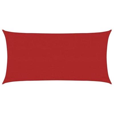 VidaXL Zonnezeil 160 g/m² 3x6 m hdpe rood VidaXL Zonnezeil 160 g/m² 3x6 m hdpe rood