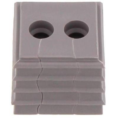 Weidmüller CABTITE SE 2/8 SML GY Dicht-inzetstuk Gegroefd Klem-Ø (max.) 9 mm TPE (geurloos rubbermengsel) Lichtgrijs 10 stuk(s)