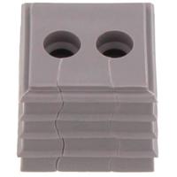 Weidmüller CABTITE SE 2/8 SML GY Dicht-inzetstuk Gegroefd Klem-Ø (max.) 9 mm TPE (geurloos rubbermengsel) Lichtgrijs 10 stuk(s) - thumbnail