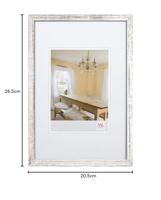 Walther Peppers houten fotolijst 18x24cm zilver - thumbnail