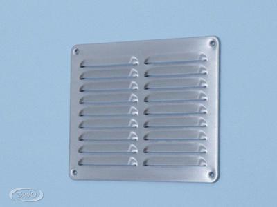 Aluminium Schoepenrooster Opbouw 250 X 250mm - *rvs 304* (1-2525i)