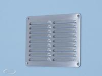 Aluminium Schoepenrooster Opbouw 250 X 250mm - *rvs 304* (1-2525i) - thumbnail