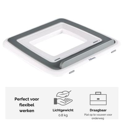Fellowes I-Spire laptopstandaard Quick Lift, wit