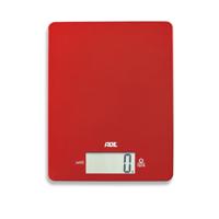Bilancia da cucina digitale - ADE - LEONIE - Plastica ABS - 22 x 17 cm - Include 1 batteria Cr 2032 - Rosso - thumbnail