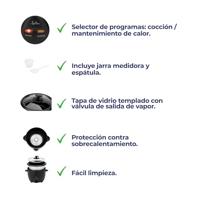 rijstkoker JATA JEAR2528 1000 W - thumbnail