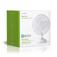Nedis FNTB10CWT23 Tafelventilator 23 cm Wit - thumbnail