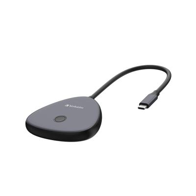Verbatim 32147 USB-C / HDMI Adapter [1x USB-C - 1x HDMI] Zwart, Grijs 15 cm