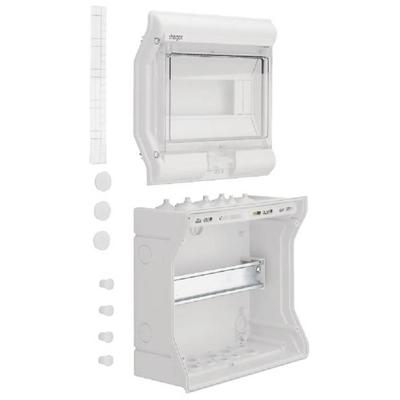Hager VE110D Kleine verdeelkast Opbouw (op muur) Aantal rijen: 1 Inhoud: 1 stuk(s) Hager VE110D Kleine verdeelkast Opbouw (op muur) Aantal rijen: 1 Inhoud: 1 stuk(s)