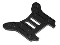 Rear Shock Tower 7075 4mm Black (101793) - thumbnail