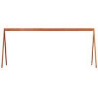 Kinderbedhuisje 199x95,5x88 cm massief grenenhout wasbruin - thumbnail