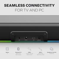Creative Sound Blaster GS5 Soundbar Zwart Bluetooth, USB, RGB-verlichting - thumbnail