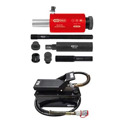 KS Tools 440.9991 Hydraulische eenheid 16 t, met lucht-hydraulische pomp, 13-delig