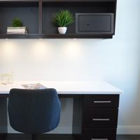 Meubelkluis - Privekluis LE 17 met sleutelslot - Antraciet - thumbnail