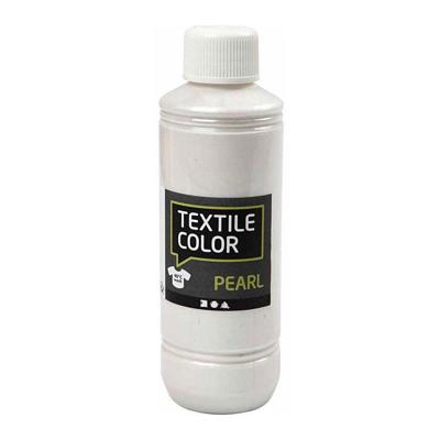 Creativ Company Textile color dekkende textielverf - base parelmoer, 250ml