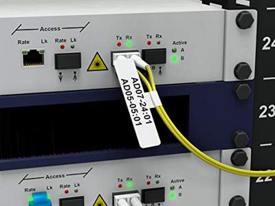 Brother FLe-2511 Labeltape gelamineerde kabeletiketten Tapekleur: Wit Tekstkleur: Zwart