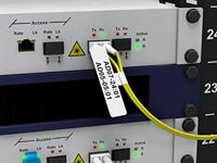 Brother FLe-2511 Labeltape gelamineerde kabeletiketten Tapekleur: Wit Tekstkleur: Zwart - thumbnail