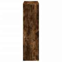 Kamerscherm / boekenkast 102x29x103,5 cm hout gerookt eiken - thumbnail