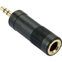 LINDY 35621 Adapter Jackplug Audio Adapter [1x Jackplug male 3,5 mm - 1x Jackplug female 6,3 mm] Zwart - thumbnail