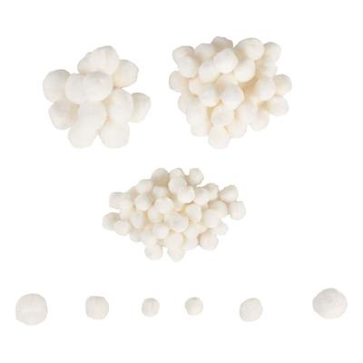Colorations - mini pompons wit, 100st. Colorations - mini pompons wit, 100st.