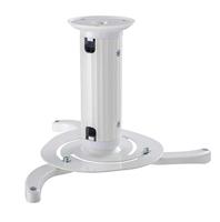 Neomounts BEAMER-C80WHITE Beamer-plafondbeugel In hoogte verstelbaar, Kantelbaar, Draaibaar Afstand vloer-plafond (max.): 15 cm Wit - thumbnail