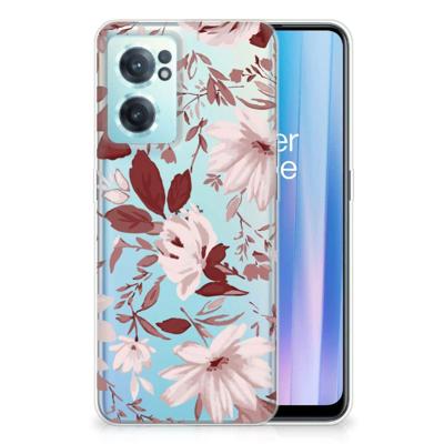 Smartphone hoesje OnePlus Nord CE 2 5G Watercolor Flowers Smartphone hoesje OnePlus Nord CE 2 5G Watercolor Flowers