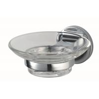 Zeephouder Haceka Aspen met Glazen Inzet Chroom - thumbnail