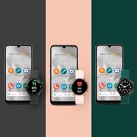 Doro 8100 4G Smartphone - 32GB (Inclusief Smartwatch - Roze) - thumbnail