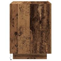 Nachtkastje met lade 2 pcs Oudhout 45 x 40 x 55 cm Bewerkt hout - thumbnail