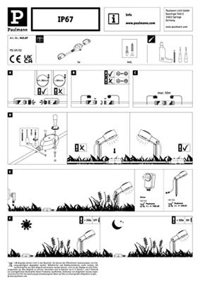Paulmann Outd P+S twilight sensor 12V IP67 94587 Verlichtingssysteem Plug&Shine Zwart Paulmann Outd P+S twilight sensor 12V IP67 94587 Verlichtingssysteem Plug&Shine Zwart