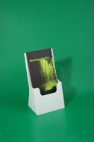 Folderbak BIO 1/3 A4 staand kleur wit - thumbnail