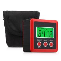 3 Mini precisie magnetische digitale Tilt vak knop / Tilt Meter / Inclinometer(Red) - thumbnail