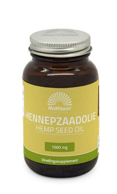 Mattisson Hennepzaadolie 1000mg 60 Capsules