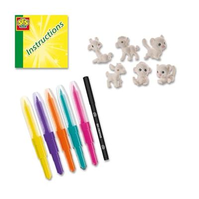 SES Creative Ses blow airbrush pens - safari dieren, 6st. SES Creative Ses blow airbrush pens - safari dieren, 6st.