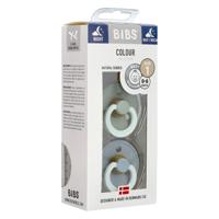 BIBS Glow Fopspeen 0-6 Maanden Sage/Cloud - thumbnail