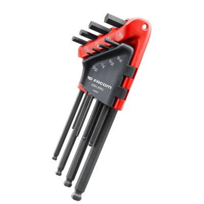 Facom set van 9 lange inbussleutels met kogelkop - 83SH.JP8AU