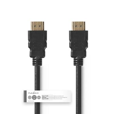 High Speed HDMI-kabel met Ethernet | HDMI-connector - HDMI-connector | 2,0 m | Zwart
