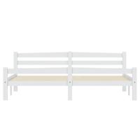 Bedframe massief grenenhout wit 180x200 cm - thumbnail
