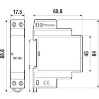 Finder 13.81.8.230.0000 Stroomstootschakelaar DIN-rail 1x NO 230 V/AC 3700 VA 1 stuk(s) - thumbnail