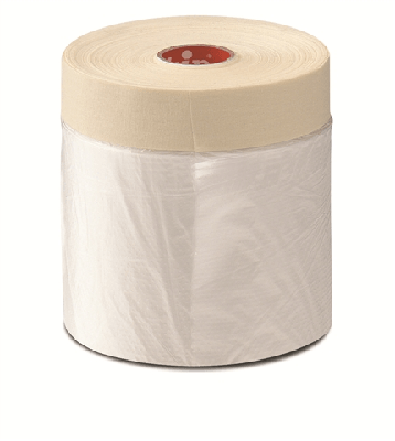 Kip 332 Masking-Tec Afdekfolie met Masking Tape - 2700mm x 20m