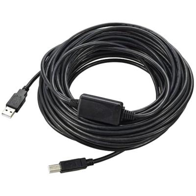 Renkforce RF-5720400 USB-kabel USB 2.0 USB-A stekker, USB-B stekker 15.00 m Zwart Actief met signaalversterking Renkforce RF-5720400 USB-kabel USB 2.0 USB-A stekker, USB-B stekker 15.00 m Zwart Actief met signaalversterking